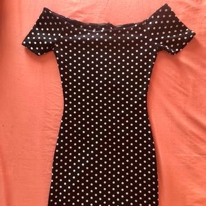 Black Polka Dot Dress